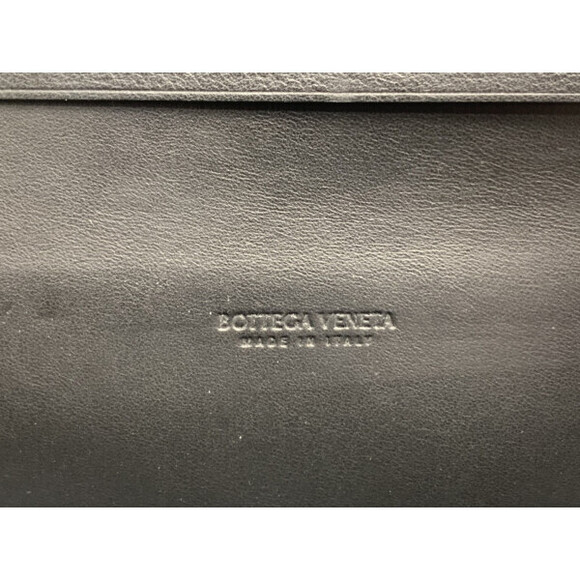 Bottega Veneta fold Black Intrecciato Wallet Leather Bi - Picture 5 of 5